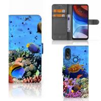 Motorola Moto E7i Power | E7 Power | Telefoonhoesje | Met pasjeshouder | Vissen