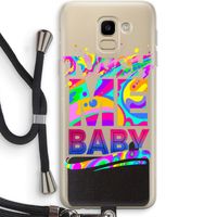 Touch Me: Samsung Galaxy J6 (2018) Transparant Hoesje met koord