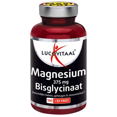 Lucovitaal Magnesium 375mg Bisglycinaat 210Tabletten