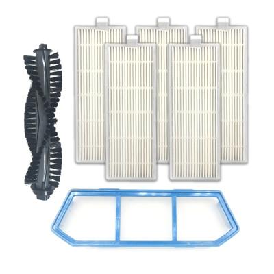 XI231 I205 primaire filter + 5 stuks I207 filter + I203 hoofdborstel set voor ILIFE A4S