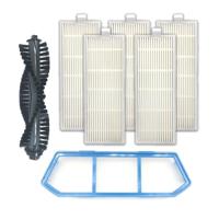 XI231 I205 primaire filter + 5 stuks I207 filter + I203 hoofdborstel set voor ILIFE A4S
