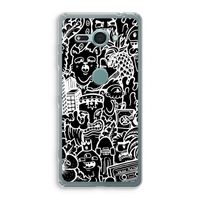 Vexx Black Mixtape: Sony Xperia XZ2 Compact Transparant Hoesje