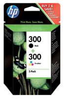 Inktcartridge HP CN637EE 300 zwart + kleur