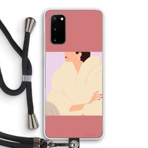 Cosy: Samsung Galaxy S20 Transparant Hoesje met koord