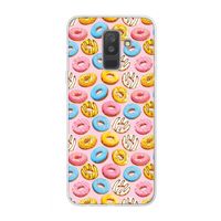 Pink donuts: Samsung Galaxy A6 Plus (2018) Transparant Hoesje