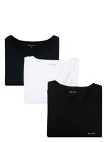 Paul Smith t-shirt en coton biologique à logo imprimé - Blanc