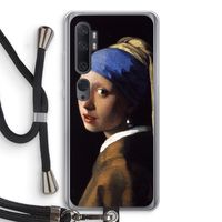 The Pearl Earring: Xiaomi Mi Note 10 Transparant Hoesje met koord
