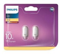 Philips LED Steeklampjes met G4 fitting - 0.9W (10W) - 12V - Warm wit licht - 2 stuks Philips LED Steeklampjes met G4 fitting - 0.9W (10W) - 12V - Warm wit licht - 2 stuks