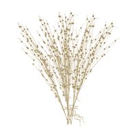 3x stuks gouden glitter kunstbloemen kunsttak 76 cm met LED verlichting