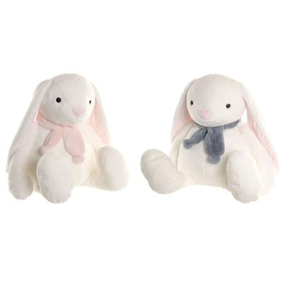 Knuffel Home ESPRIT Crème Polyester Kinderen Konijn (2 Stuks) Knuffel Home ESPRIT Crème Polyester Kinderen Konijn (2 Stuks)