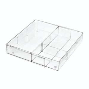 iDesign - Lade Organizer, Uitschuifbaar, 25.4 x 26.7 x 5.7 cm, Kunststof - iDesign The Home Edit