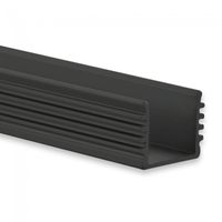 LED profiel PL5 inbouw opbouw zwart 200cm 8105204 prijs p/m