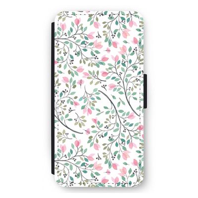 Sierlijke bloemen: iPhone 12 Pro Max Flip Hoesje
