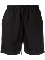 Alchemy short de sport à finitions passepoilées - Noir