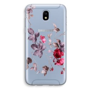 Mooie bloemen: Samsung Galaxy J5 (2017) Transparant Hoesje