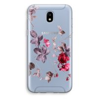 Mooie bloemen: Samsung Galaxy J5 (2017) Transparant Hoesje