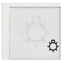 233914  - Cover plate for switch/push button white 233914 - thumbnail