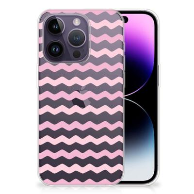 Apple iPhone 14 Pro | TPU bumper | Waves Roze