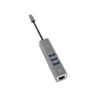 Terratec CONNECT C2 USB-C (USB 3.2 Gen 2) multiport hub Grijs - thumbnail