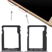 SIM-kaarthouder + SIM-kaarthouder / Micro SD-kaart voor Huawei genieten van 5s (grijs)