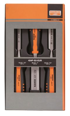STEEKBEITELSET 3-D 424P-S3-EUR