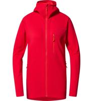 Haglofs Rosson Mid Hood Trui Dames Bright Red L