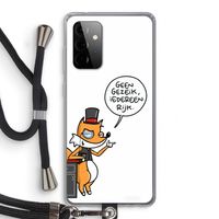 Geen Gezeik: Samsung Galaxy A72 5G Transparant Hoesje met koord