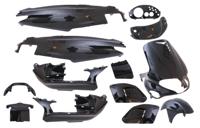 Edge plaatset runner tot bj.08-2005 15 delig zwart metallic