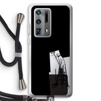 Musketon Painter: Huawei P40 Pro Plus Transparant Hoesje met koord