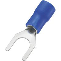 TRU COMPONENTS 745325 Vorkkabelschoen 1.50 mm² 2.50 mm² Gat diameter=5.3 mm Deels geïsoleerd Blauw 100 stuk(s)