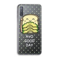 Avo Good Day: Samsung Galaxy A7 (2018) Transparant Hoesje