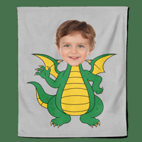 Cartoon Fleecedeken Dragon - Pillow Buddies