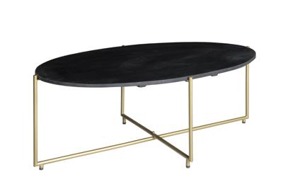 Salontafel Anthony zwart/messing