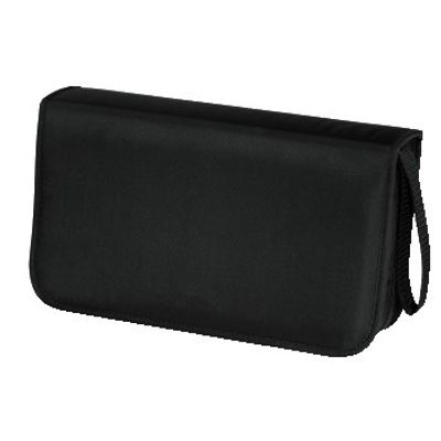 Hama CD Wallet Nylon 80 Zwart