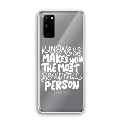 The prettiest: Samsung Galaxy S20 Transparant Hoesje