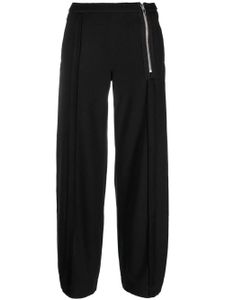 Eckhaus Latta pantalon de jogging Raw à détail de zip - Bleu