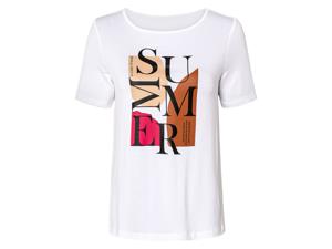 esmara Dames T-shirt (L (44/46), Wit)