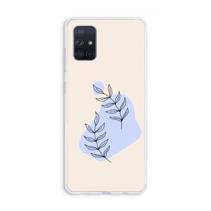 Leaf me if you can: Galaxy A71 Transparant Hoesje