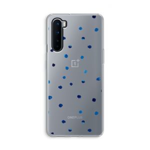 Blauwe stippen: OnePlus Nord Transparant Hoesje