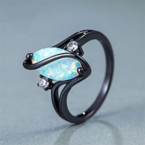 Ring Feest Klassiek Zwart Blauw Kromi Kostbaar Gepersonaliseerde Stijlvol 1 stuk Lightinthebox