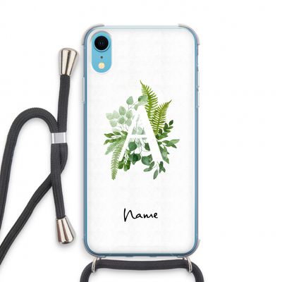 Green Brush: iPhone XR Transparant Hoesje met koord