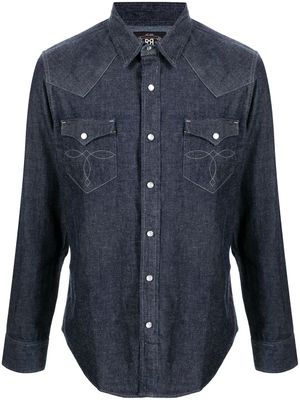 Ralph Lauren RRL chemise en jean à manches longues - Bleu