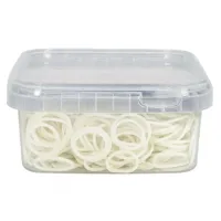 Invlechtelastiekjes manen wit maat:100