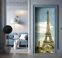 Deursticker eiffel toren Parijs - thumbnail