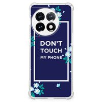 OnePlus 11 Anti Shock Case Flowers Blue DTMP