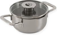 ELLE Gourmet Classique Kookpan met Deksel - Ø 16 cm - RVS