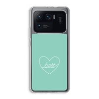 Best heart pastel: Xiaomi Mi 11 Ultra Transparant Hoesje Best heart pastel: Xiaomi Mi 11 Ultra Transparant Hoesje