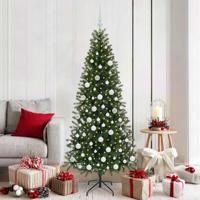 VidaXL Kunstkerstboom met 300 led met standaard groen 180 cm pe en pvc