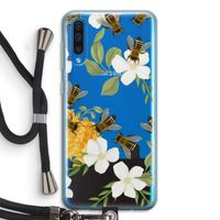 No flowers without bees: Samsung Galaxy A50 Transparant Hoesje met koord