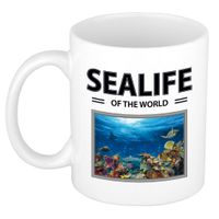 Foto mok Vis beker - sealife of the world cadeau Vissen liefhebber - thumbnail